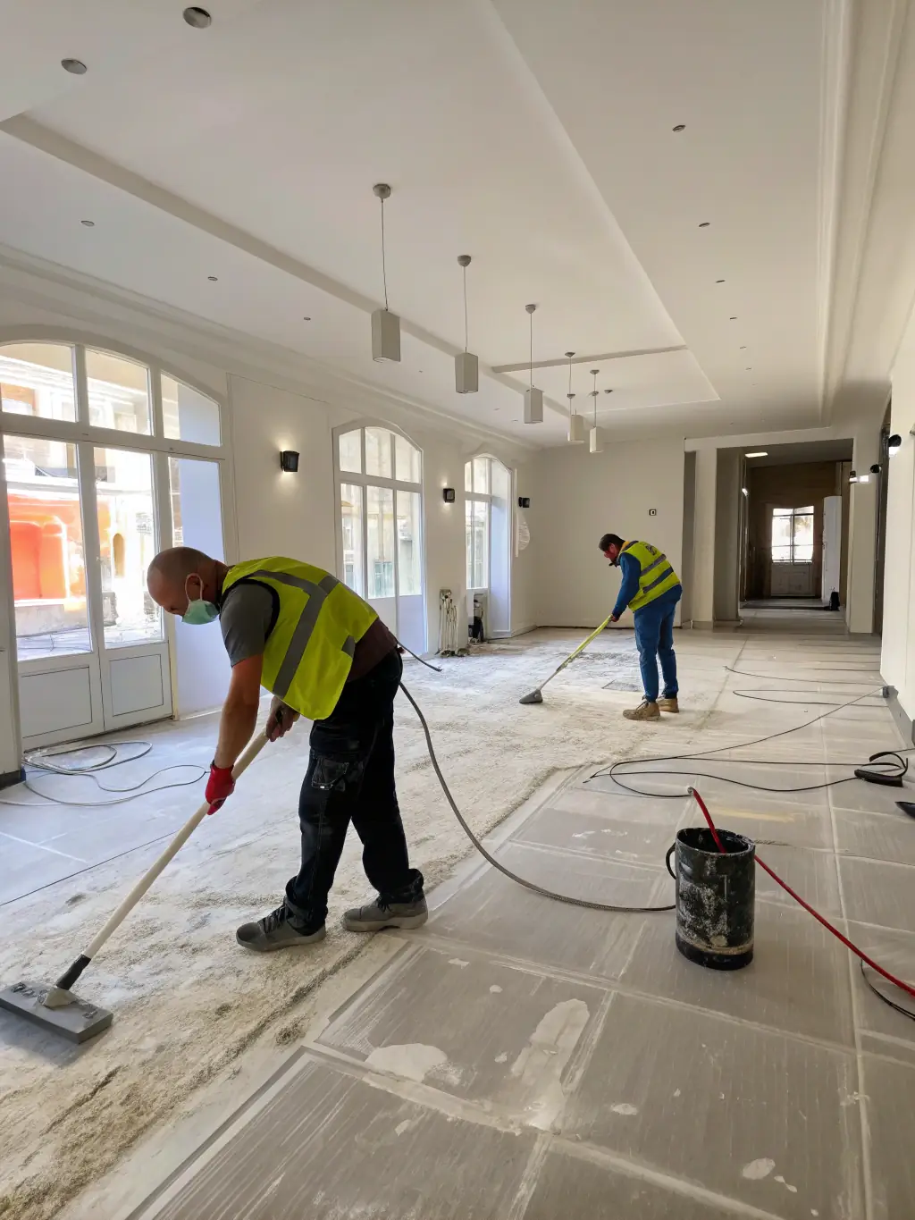 A newly renovated room, free of dust and debris, showcasing the effectiveness of CMH Cleaning's after builders cleaning service.